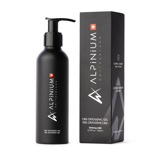 Leafpower Alpinium CBD Cryogel 150ml mit Verpackung